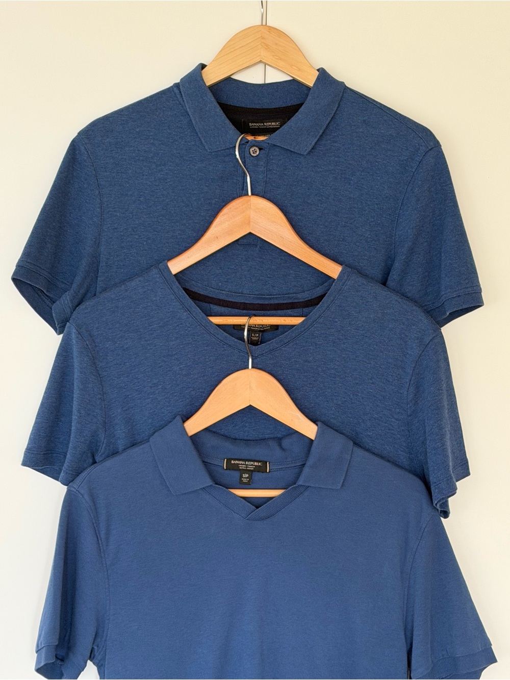 Banana Republic Men’s Blue Polo & Tee 3-Pack